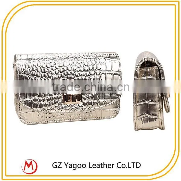 High Standard Sexy Mini Shoulder Bag Clutch Croco Bag