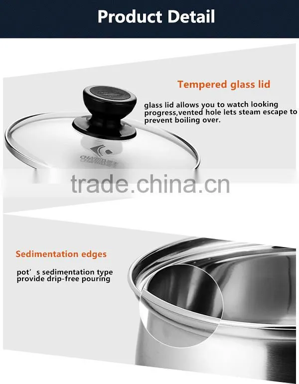 Charms Stainless Steel Commercial Mini Cooking Pot