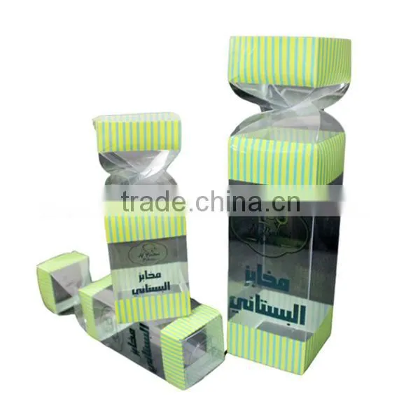 eco-frinedly clear snacks packaging box