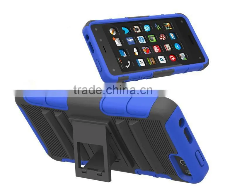 Rugged Hybrid Belt Holster Hard Case,shockproof case for AMAZON FIRE PHONE