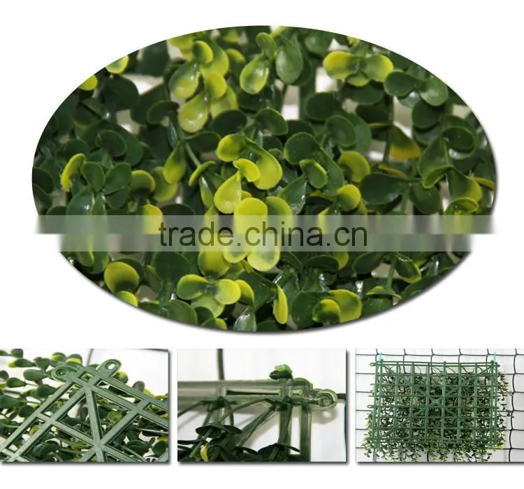 home garden decor artificial boxwood mat fences for vertical garden