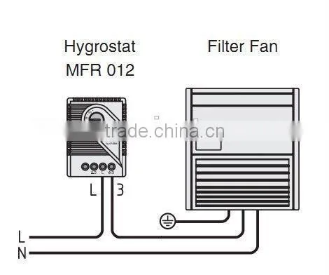 Mechanical Hygrostat MFR 012 digital thermostat with external sensor