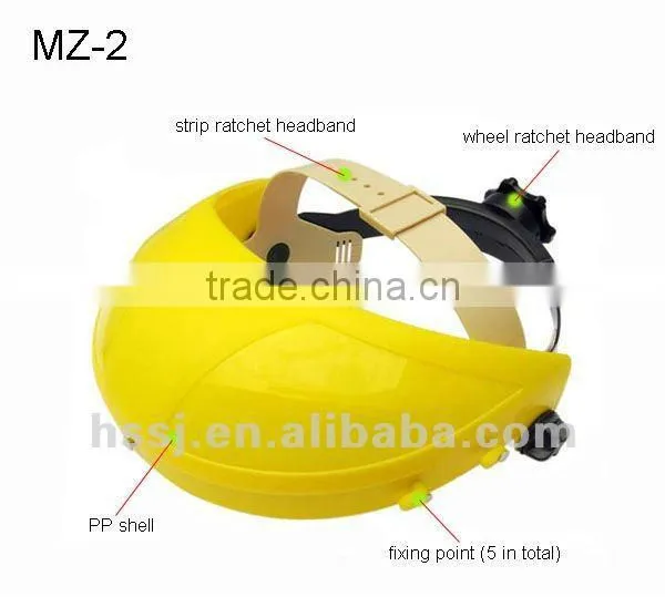 2016 protective headgear with wire mesh face shield face protection helmet face mask