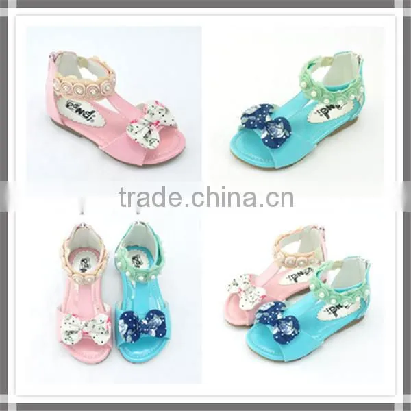 Hot selling fashion nude children casual sandal