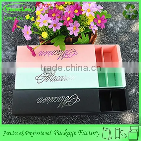 Printing paper drawer luxury macaron gift box