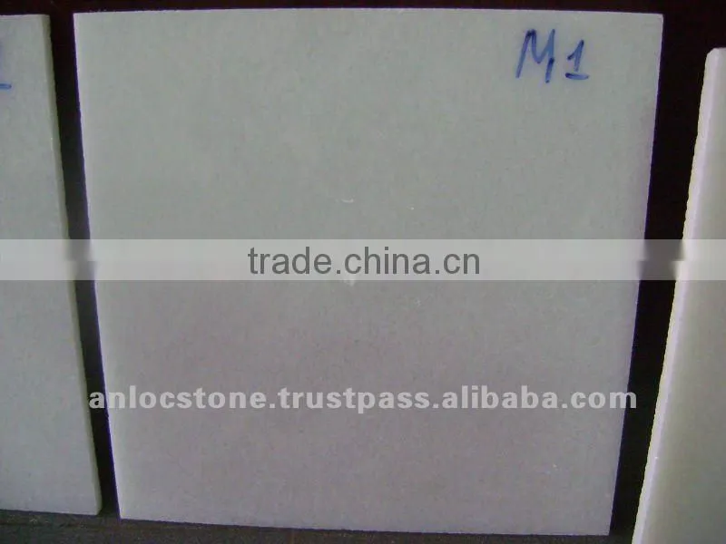 pure white marble tiles