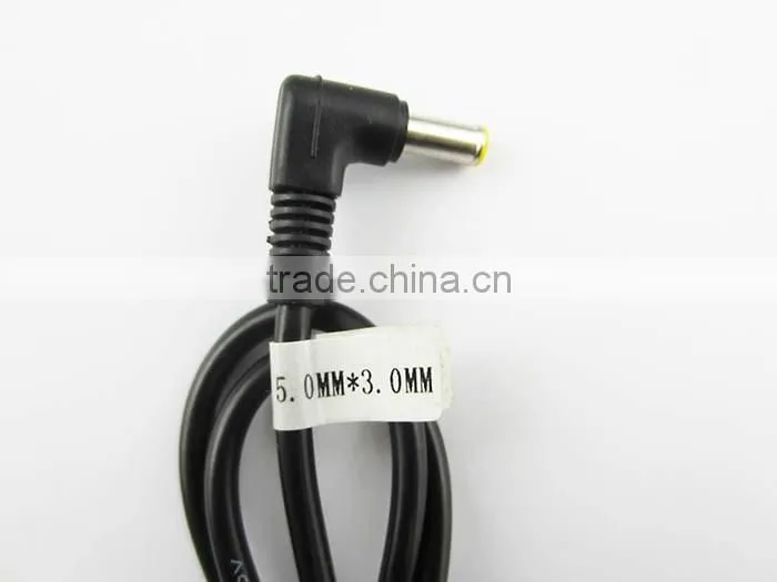 straight right angel dc cable for laptop adapter