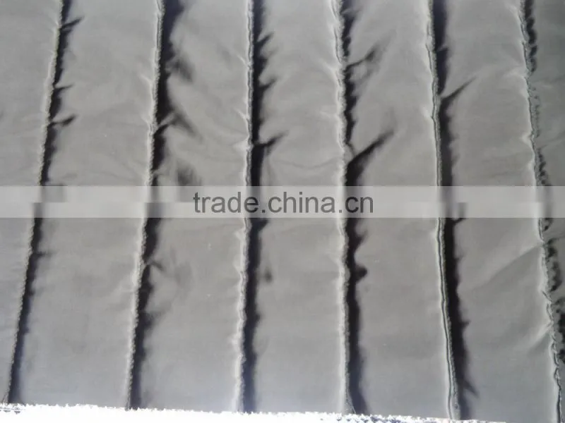 Waterproof padding cotton quilted embroidery fabric
