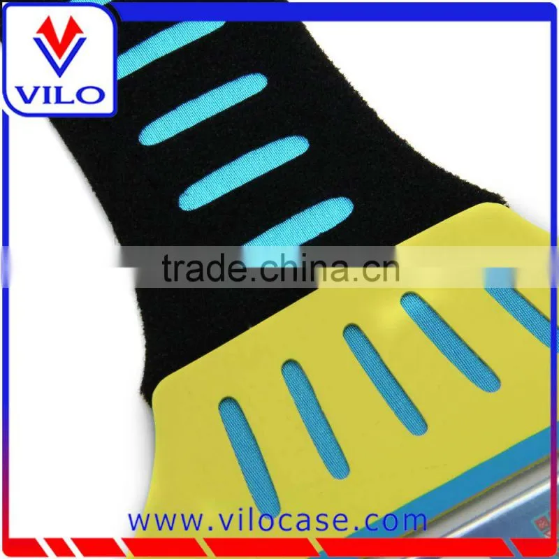 2015 soft lycra sports running armband with PVC window