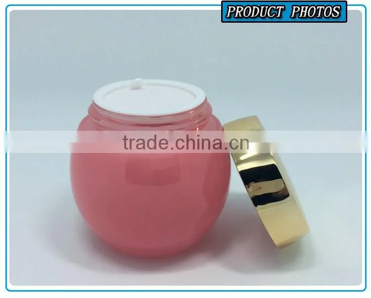120ML empty green coloured facial mask glass jar
