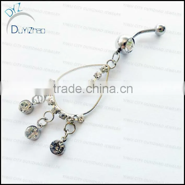 navel belly ring 2013 new products vibrating navel rings