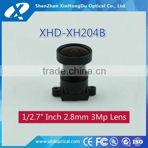 2016 New product High quality 1/2.7''inch cctv lenses security monitoring camera lens 2.8mm