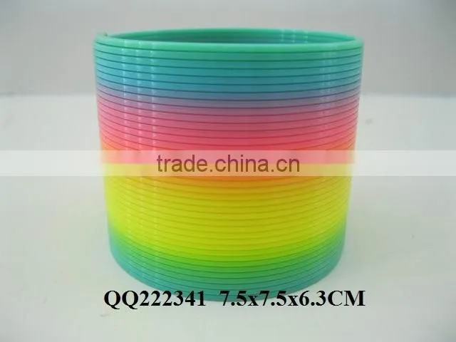 6.5*6.2CM Rainbow ring,plastic toy rainbow ring,toys rainbow ring