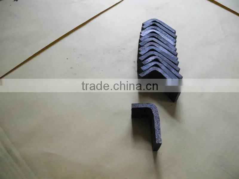 L shape molybdenum slab for furnace