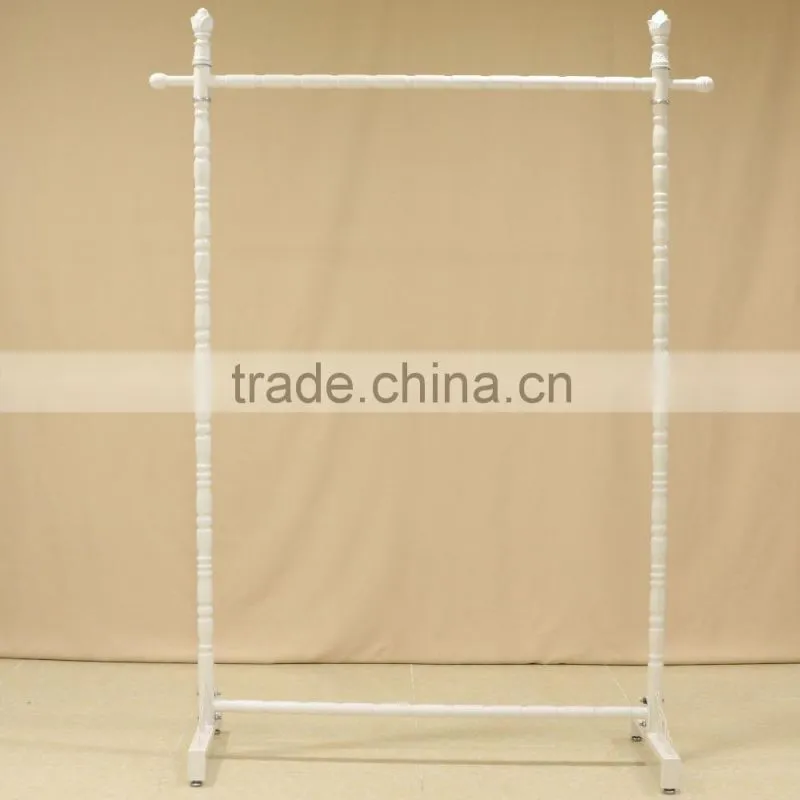 QD-F179Signgle line meta signgle line hanging clothes display racks