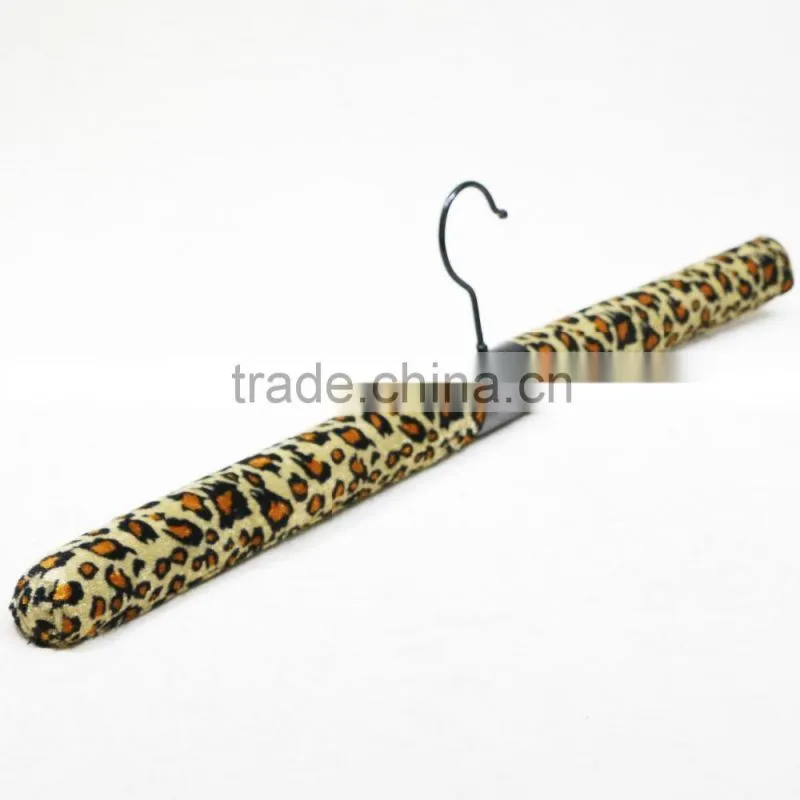 Fashionable fabric coverd sponge clothing hanger
