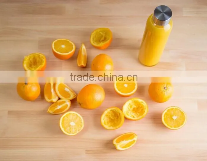 OEM private lable BPA Free 500ml glass juice drinking bottle