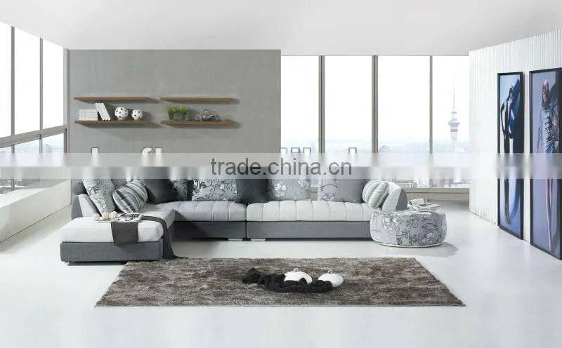 Modern fabric sofa set
