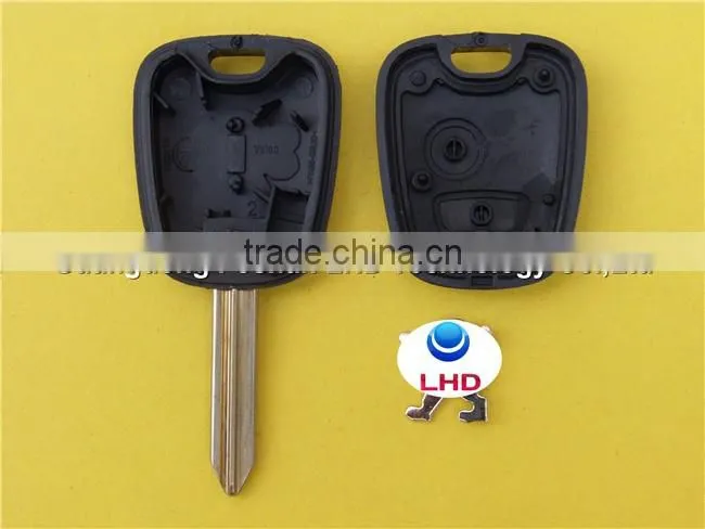 2 Buttons Uncut Remote Key Shell for Peugeot Car key Blank x type blade