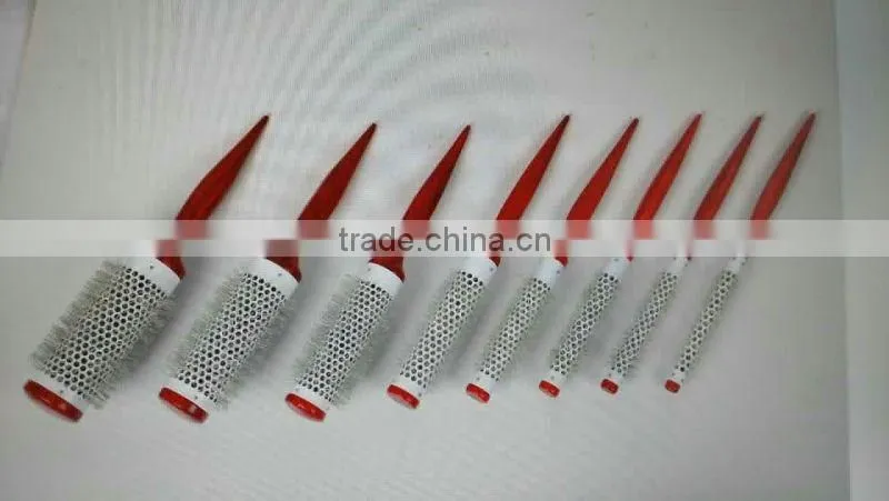 short hair boar bristle wooden hair brush