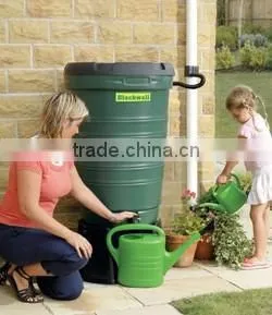250L garden plastic water butt