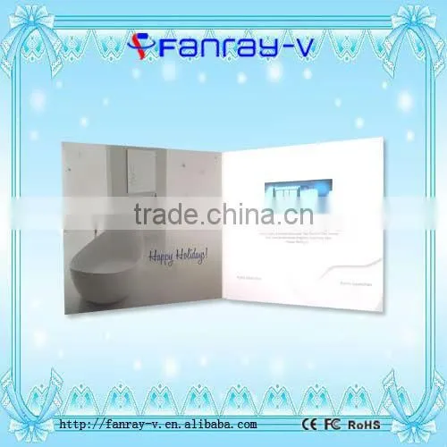 New Arrival!! 4.3" electronic card,thin video player card,card with video