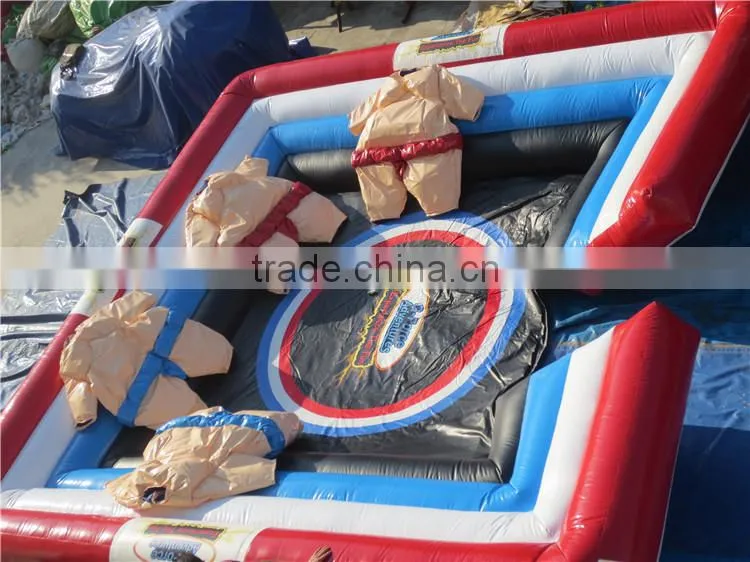 Custom cheap PVC tarpaulin inflatable sumo wrestling suits for sale