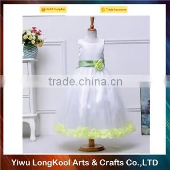 New arrival hot sale flower baby girl wedding tutu dress