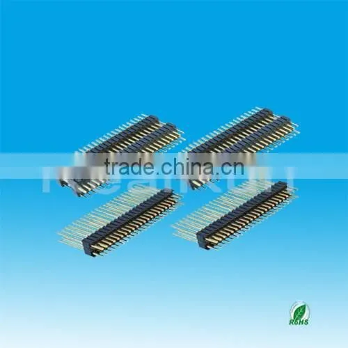 Top Quality 1.27mm Pitch Single/Double Layer Double Row DIP Pin Header Connector