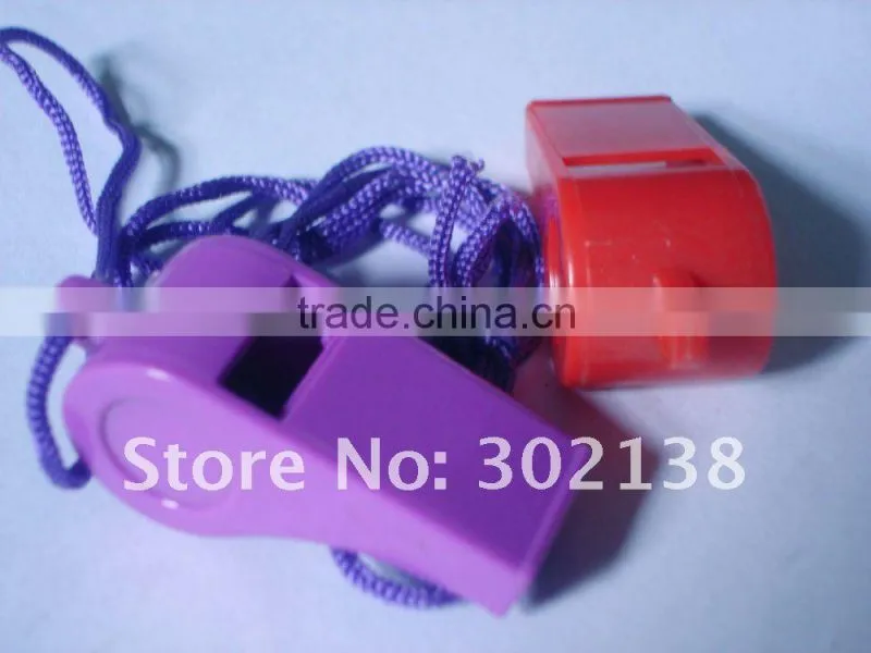 promotion plastic whistle/ metal whistles / custom whistle keychain