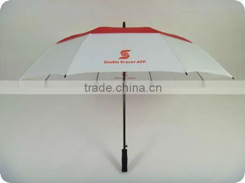 60" arc big golf size eva handle double umbrella