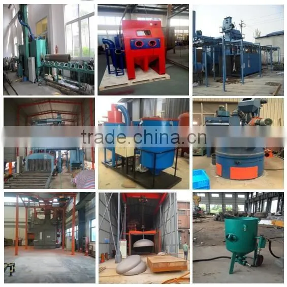 movable floor aluminum alloy shot blasting machine, automatic polishing machine