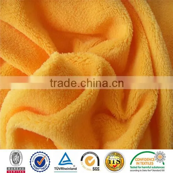 100% Poly Super Soft Short Floss Fabric With Nice Texture