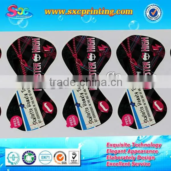 Fashion design printing paper label for labeling, fashion accessory labels or fashion label