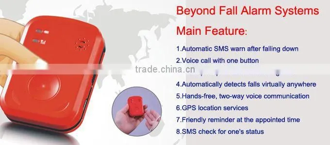 Zigbee Elderly Care Fall Alarm System