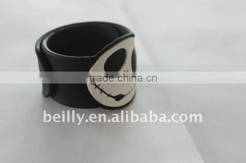 2013 Newest Custom Debossed Silicone Slap Bracelets With LOGO products