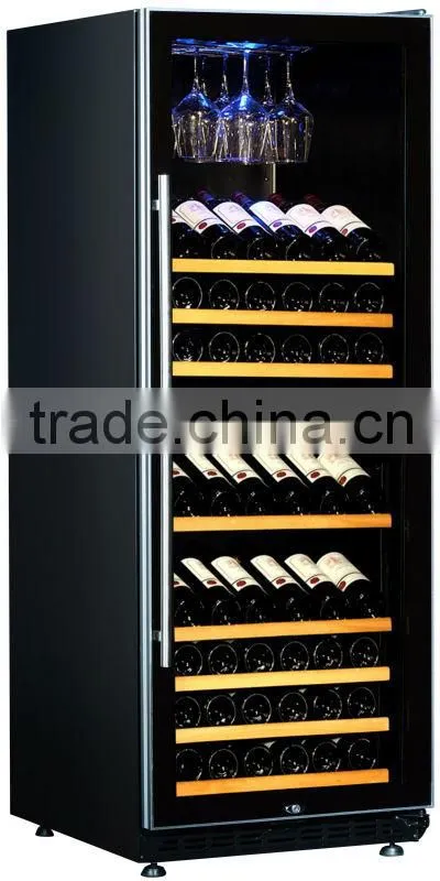 Armario do vinho fan cooling USF-128D(380 Liters 144bottles)wine cellar with double zone