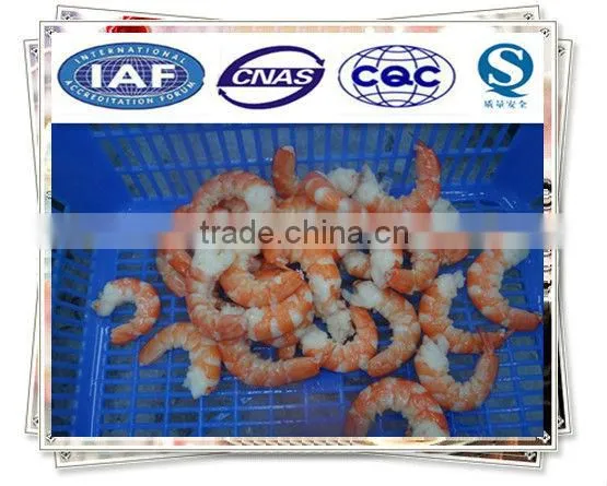 Cooked peeled and deveined shrimp