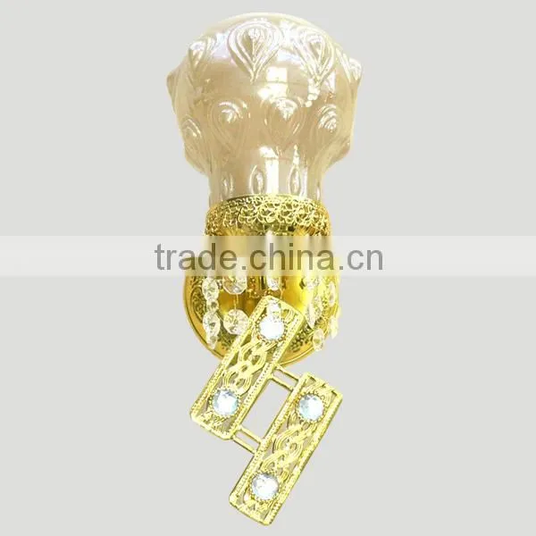 2014 new arrival guzhen wall lamp/hotel wall lamp with crystal