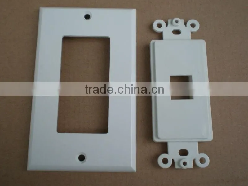 Single port RJ45 70*115mm Faceplate