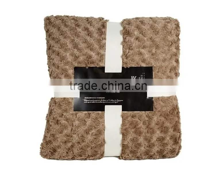 100% polyester soft warm cheap pv fleece gifts Promotional Blanket