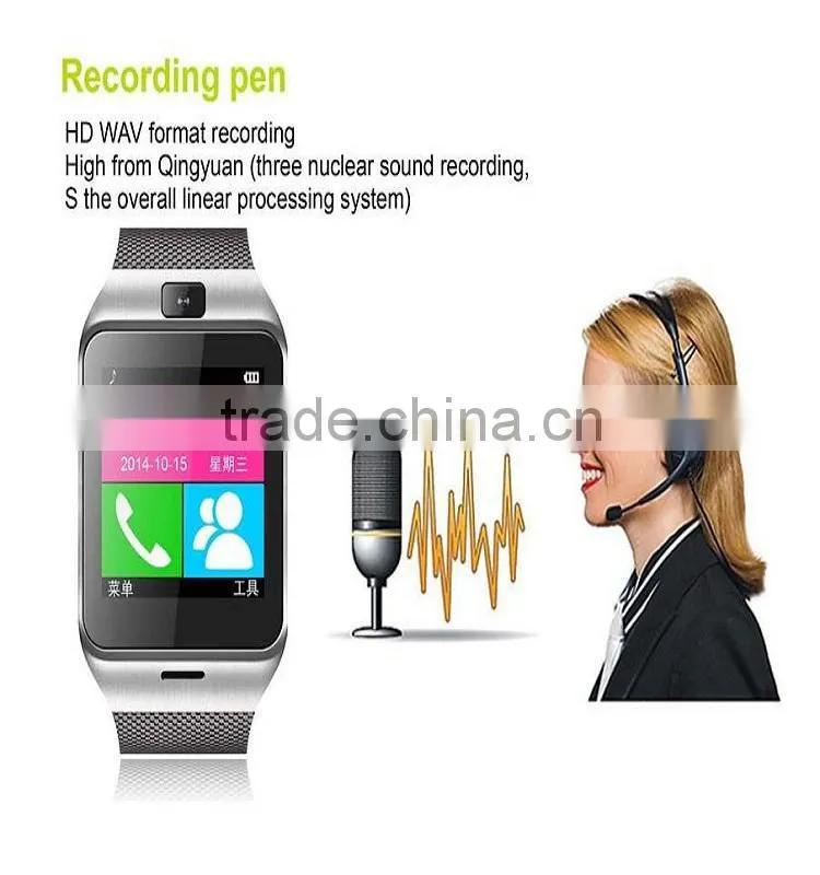 2015 new product Gsm Android Smart Watch Smartwatch Android Watch NFC Wifi Smart Bluetooth Watch GV18