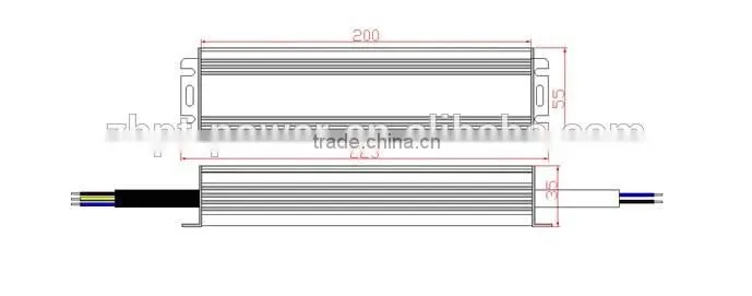 PF0.96 five years warranty waterproof ip67 constant voltage led power supply 24v 100w
