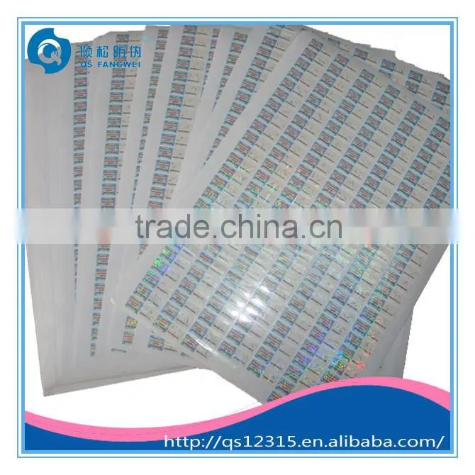 self adhesive stickers label