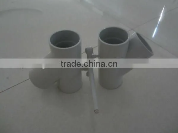 Plastic Equal Three-Way Y-Tee Fitting Injection Mould/2 Cavities
