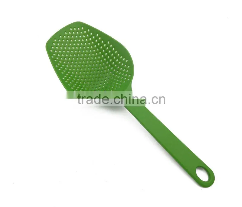 Green Large Scoop Colander