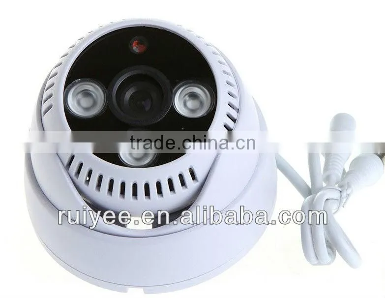 RY-8003B 600TVL 1/3 SONY CCD 3 IR Array LED Night Vision Indoor CCTV Surveillance Dome Camera