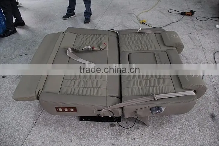 Rear 3 seater sofa parts with recliner for motor homes MPV
