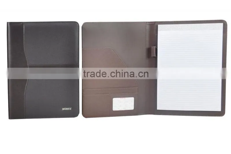 New designing travel organizer/leather portfolio/hard cover notebook/bulk stationery