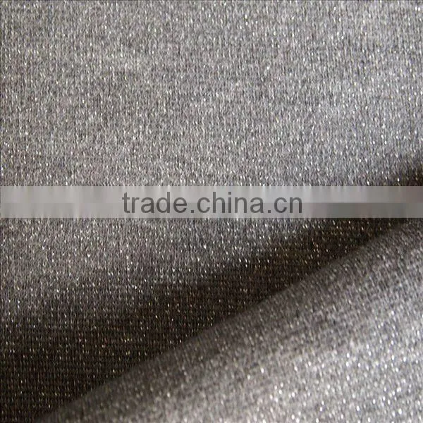 T/C Lurex Rib Knitted Textile Fabric